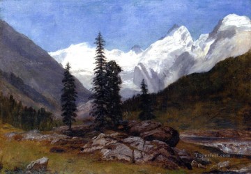 Montañas Rocosas Albert Bierstadt Pinturas al óleo